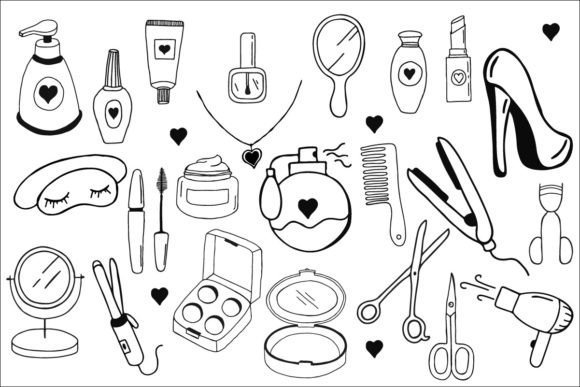 23 Cosmetics Illustrations & Graphics Review