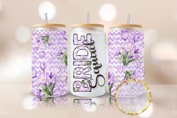 Bride Squad Glitter Libbey Glass Wrap Review