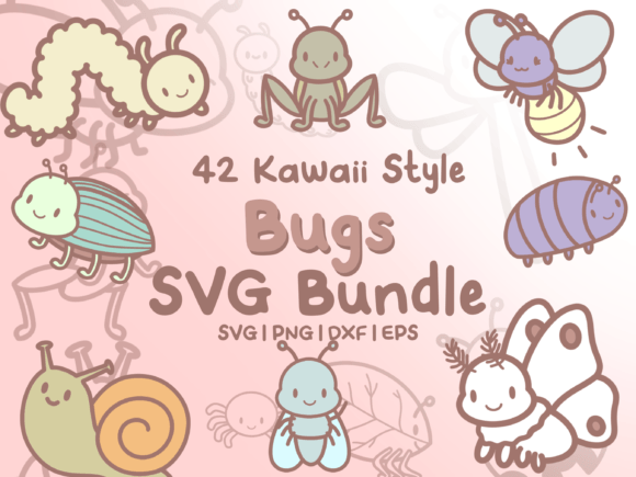 Bugs SVG Illustrations: Graphics for Crafters