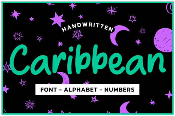 Caribbean Green Font Alphabet Review