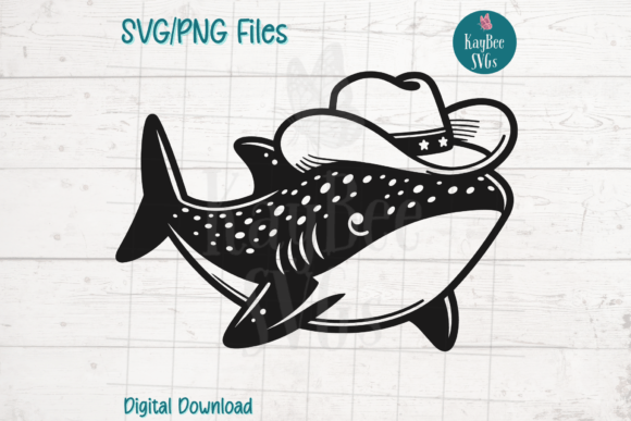 Cowboy Whale Shark: Graphics for Crafts