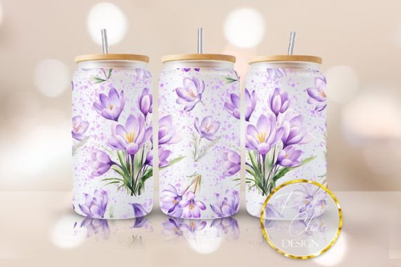Crocus Flowers Graphics for Crafts & Tumblers