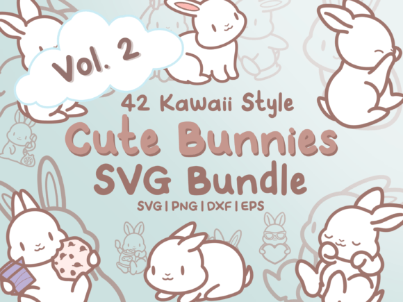 Cute Bunnies Vol. 2 SVG Illustrations Review