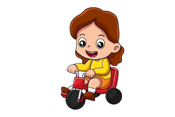 Cute Kids Summer Beach Illustrations & Graphics