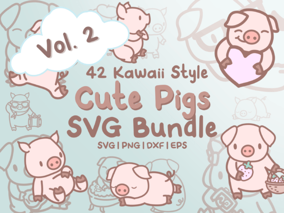 Cute Pigs Vol. 2 SVG Illustrations Review