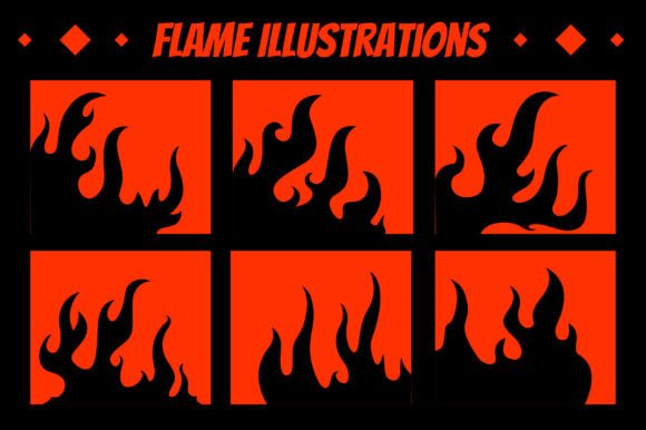 Fire Graphics & Illustrations for Packaging