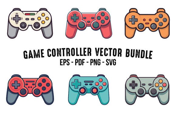 Gamepad Console Illustrations & Graphics Review