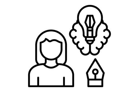 Graphic Designer Outline Icon: Graphics & Icons Review
