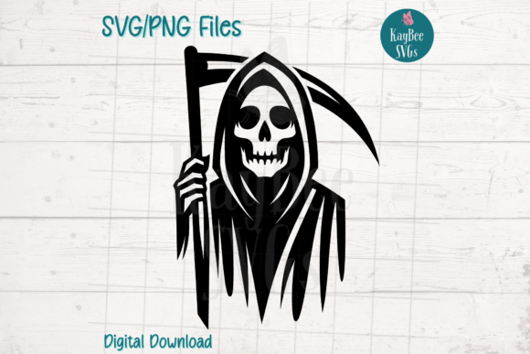 Grim Reaper Graphics for Crafts and Commercial Sales