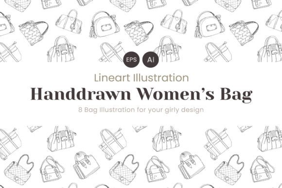 Line Womens Bag Illustration Graphics Review
