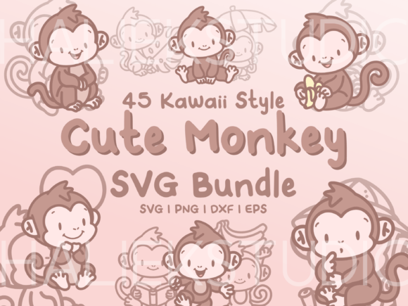 Monkey SVG Illustrations: Graphics & Design Review
