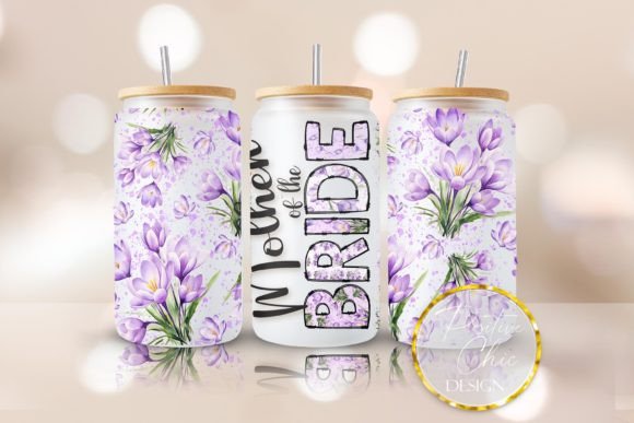 Mother of the Bride Libbey Cup Wrap PNG Graphics